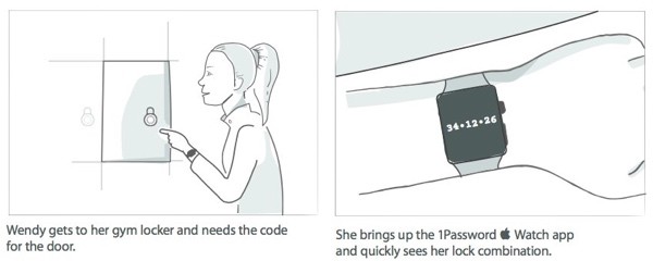 Apple Watch 1Password