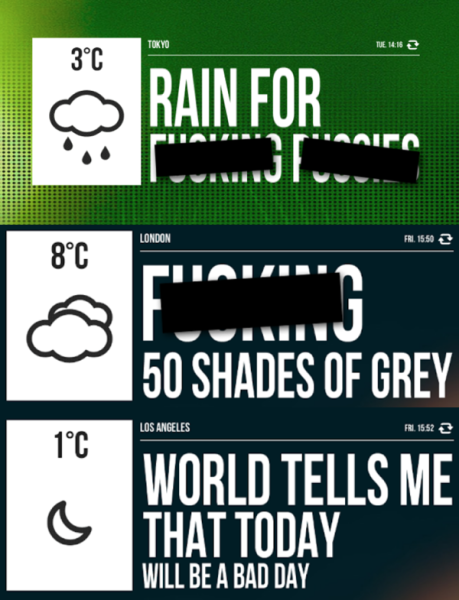 Apps For Weekend - Grumpy Weather