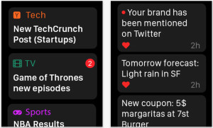 Hooks on Apple Watch