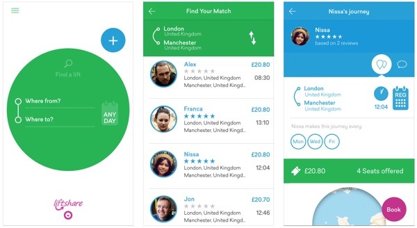 Liftshare iOS App