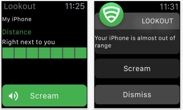 Lookout Apple Watch App 2