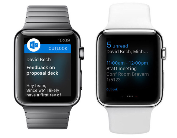 Outlook App Apple Watch 1