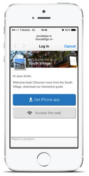 socialsign.in guest wifi