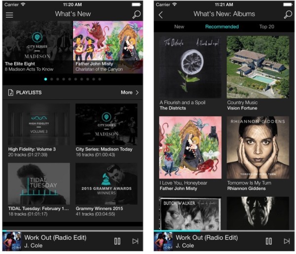 Tidal Music Streaming App