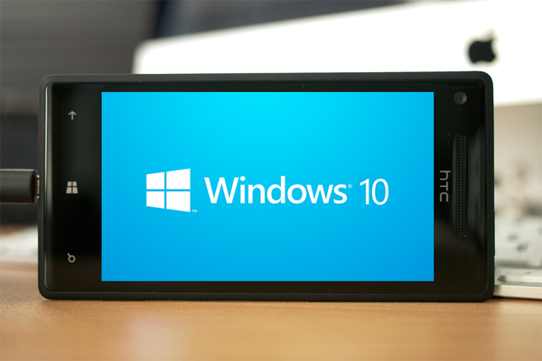 Windows 10 on HTC Smartphone